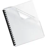 Fellowes Crystals Clear Pre-Punched Binding Covers