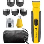 Remington Virtually Indestructible All in One Grooming Kit, Yellow, PG6856