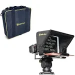 Glide Gear TMP100 Adjustable iPad/ Tablet/ Smartphone Teleprompter Beam Splitter 70/30 Glass w/ Carry Case No Plastic All Metal / No Assembly Required