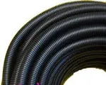 100 FT 1/4” Wire Loom Split Tubing Auto Wire Conduit Flexible Cover