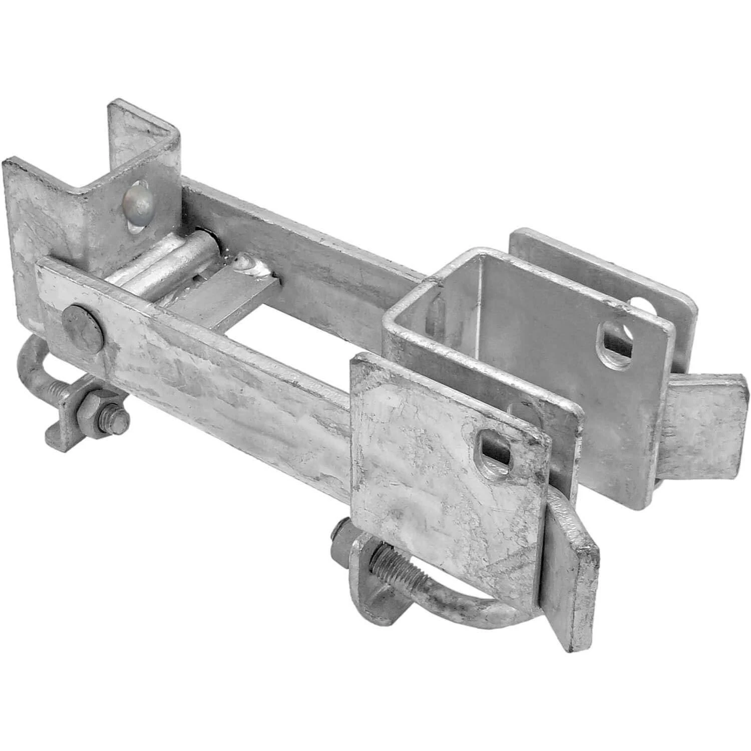 Jake Sales Chain Link Commercial Strong Arm Double Gate Latch - Latches Two Gates Together Without The Need of A Drop Rod - Chain Link Double Gate