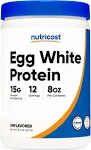 Nutricost Egg White Protein Powder 8oz - Non-GMO, Gluten Free