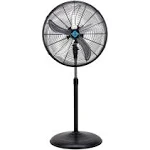 Tornado 20 Inch High Velocity Metal Oscillating Pedestal Fan Commercial, Indu...