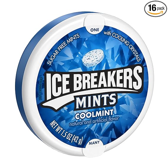 Ice Breakers, Mints Coolmint Can, Count 8 (1.5 oz) - Mints / Grab Varieties &amp;