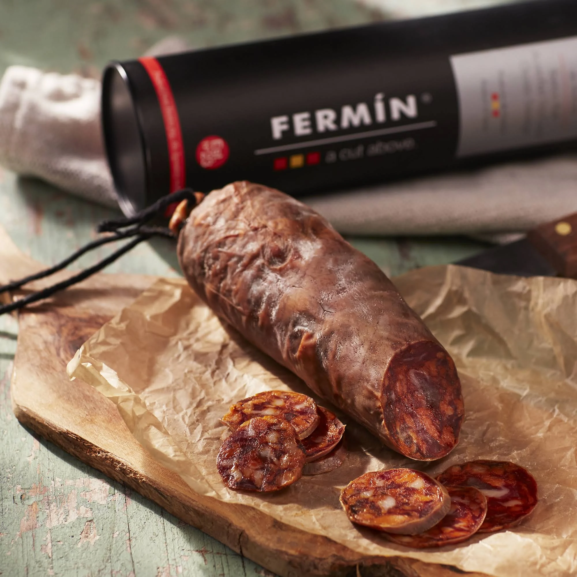 Iberico Acorn-Fed Chorizo Tube by Fermin