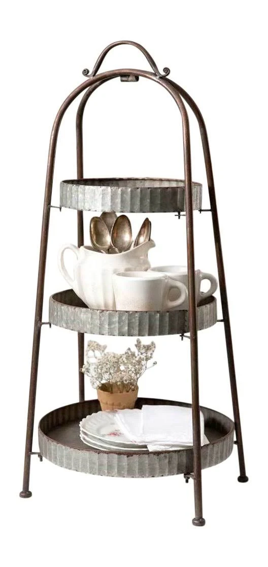 Three-Tiered Round Display - Dropship Item