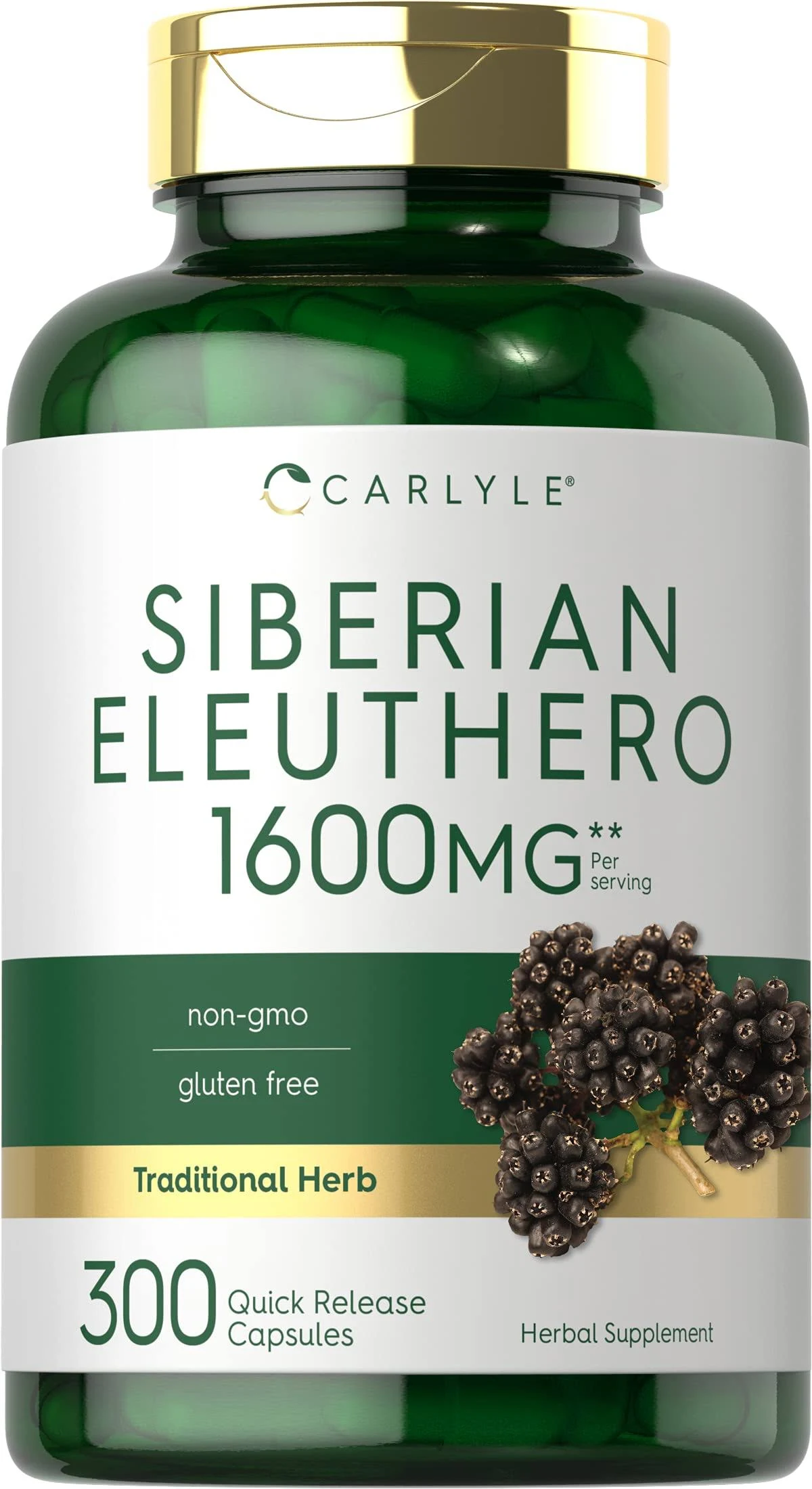 Carlyle Siberian Eleuthero 2400mg 300 Capsules