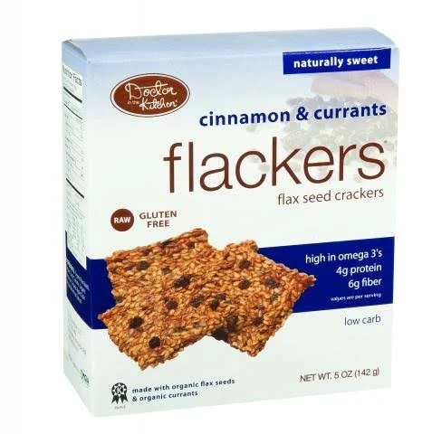 Doctor In The Kitchen Flackers, Cinnamon & Currants - 5 oz box