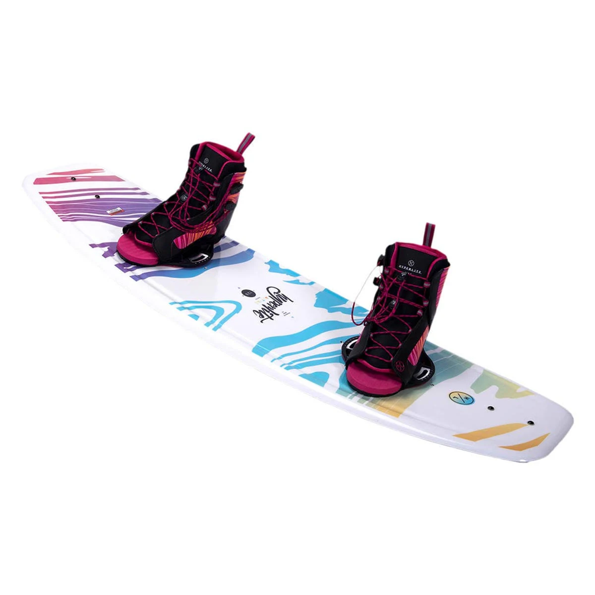 Hyperlite Divine Jr. Kids Wakeboard Package with Jinx Bindings for Girls - Beginner to Intermediate 