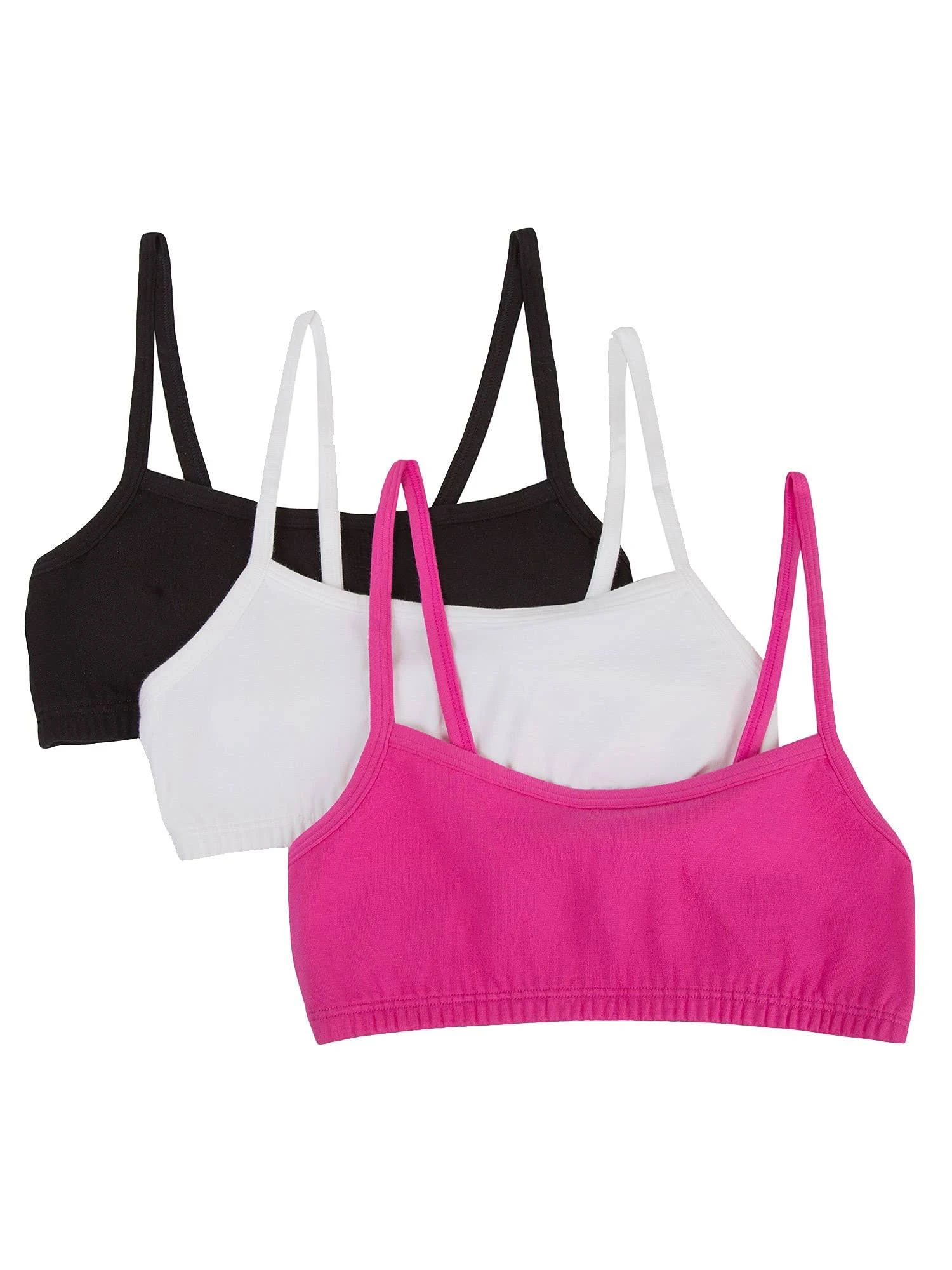 Fruit of the Loom Girls' Spaghetti Strap Sports Bra