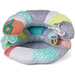 Infantino Wee Wild Ones 2-in-1 Pillow, Tummy Time & Seated Support, Slide & Stack, 0+ Months