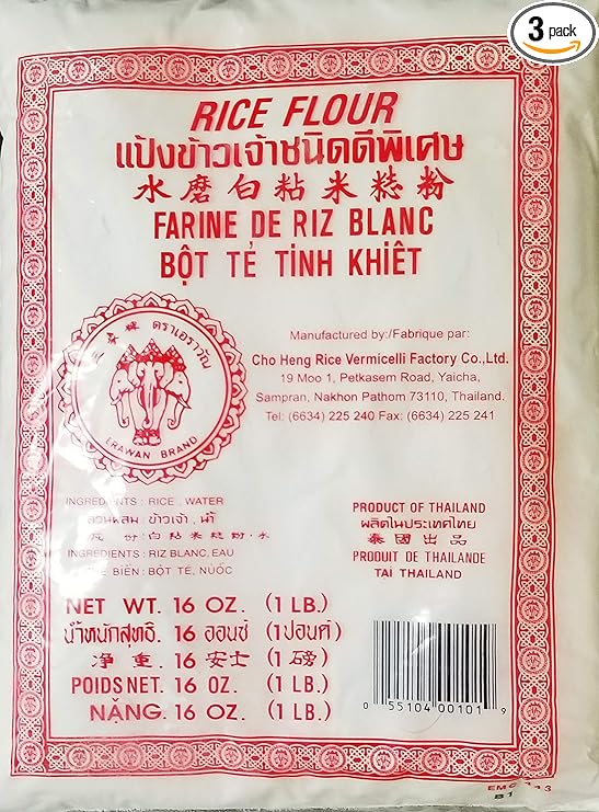 Thai Rice Flour - 16 Oz (Basic)-Set 3