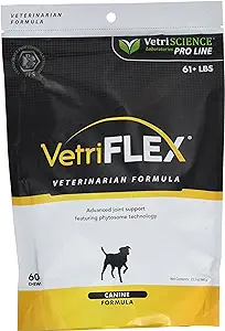 VetriScience Composure Pro Bite Size Chews for Dogs and Cats - Chicken Flavor Pet Relaxants & Anti-Anxiety Treatment - 60 Soft Chews