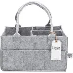 Parker Baby Co. Felt Diaper Caddy Regular - Gray