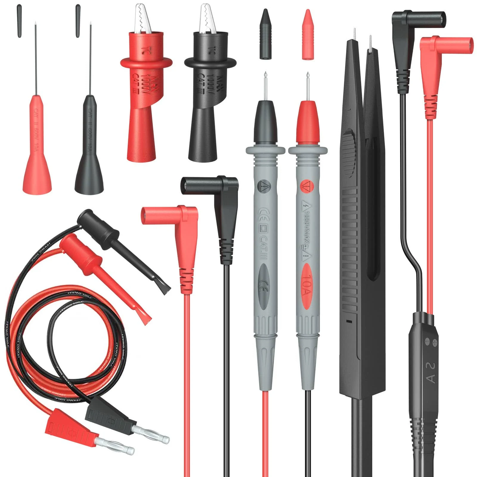 Electrical Multimeter Test Leads Set