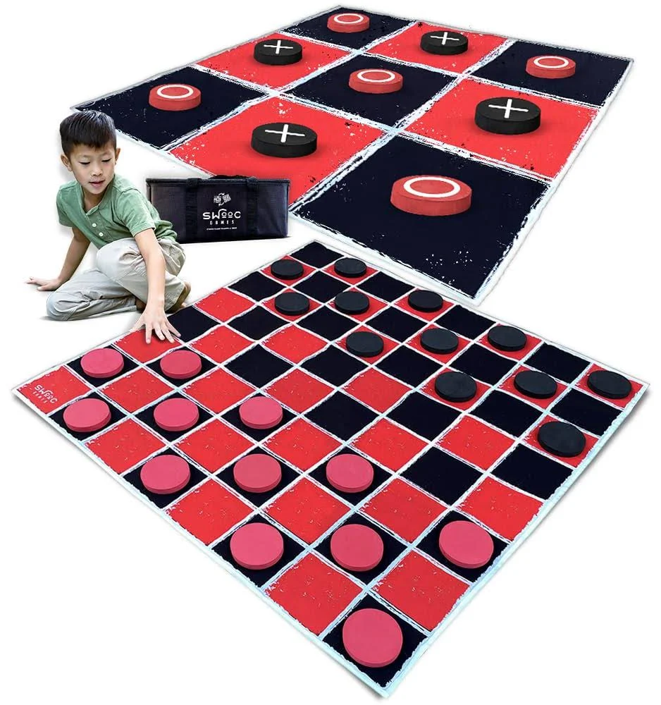 SWOOC Games - Giant Checkers & Tic Tac Toe Game