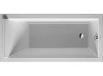 Duravit 700331-R Starck 59" Drop In Acrylic Soaking Tub with Right Drain and Overflow - White