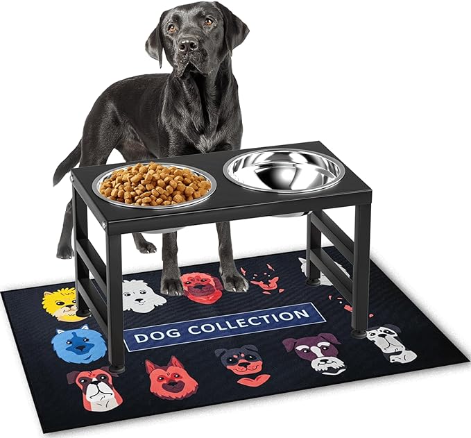 ADENGL Raised Dog Bowl Stand