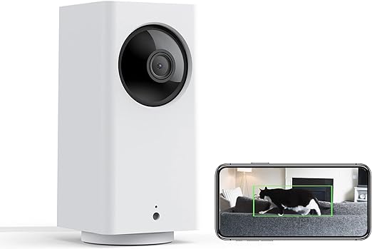 WYZE Cam Pan v2 1080p Pan/Tilt/Zoom Indoor Baby Monitoring Camera with Color Night Vision, Motion and Sound Detection, Home Security Camera Compatible with Alexa & Google Assistant
