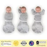 SwaddleDesigns 6 Way Omni Swaddle Sack (Heathered Gray)