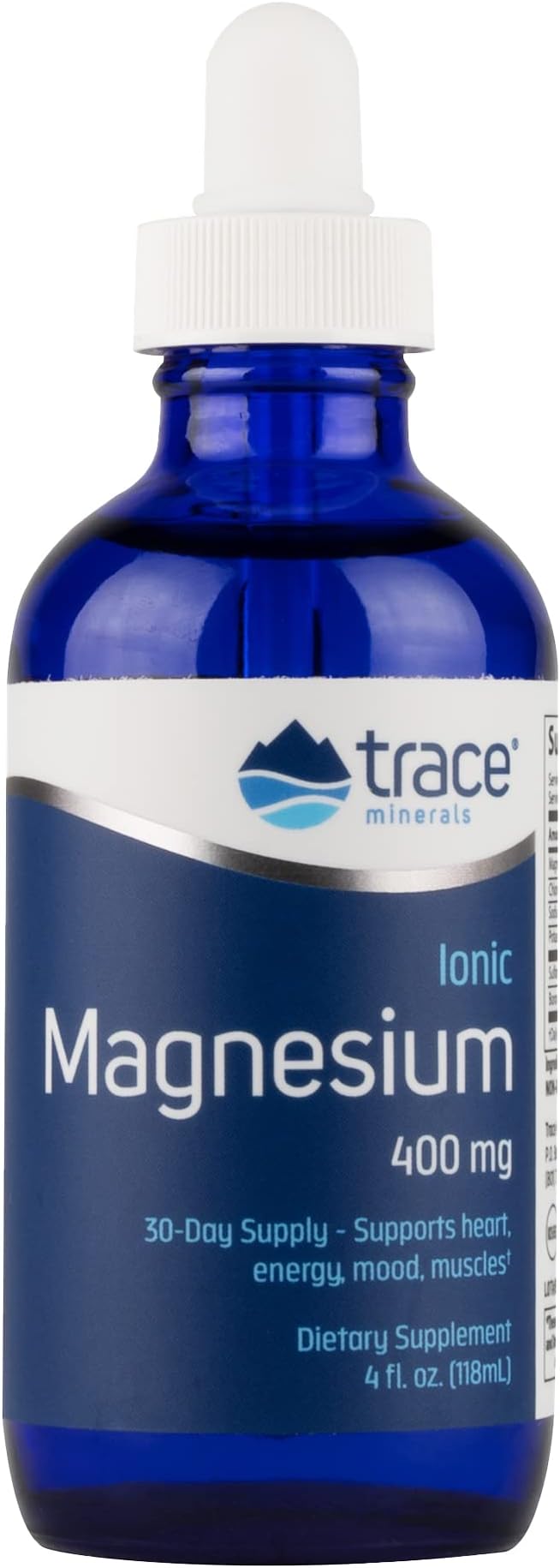 Trace Minerals Research Ionic Magnesium Liquid, 400 mg - 4 fl oz bottle