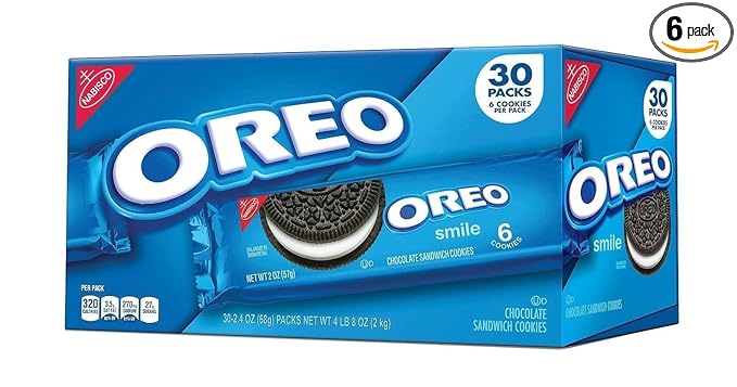 Nabisco Oreo, 30 Count (Pack of 6)