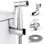 Purrfectzone Stainless Steel Bidet Toilet Sprayer Handheld Sprayer Kit Hand Held