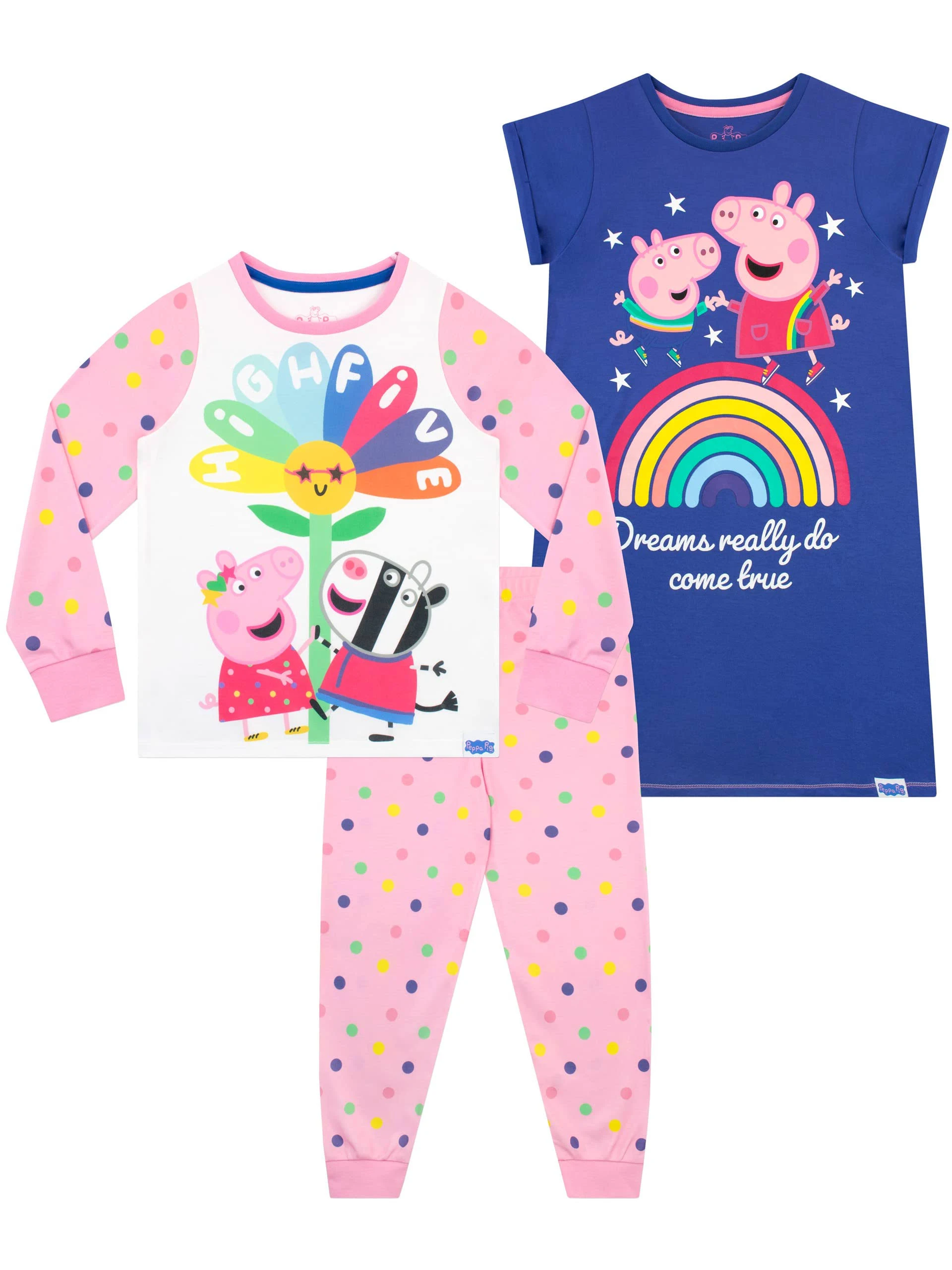 Peppa Pig Girls Pajamas and Nightgown