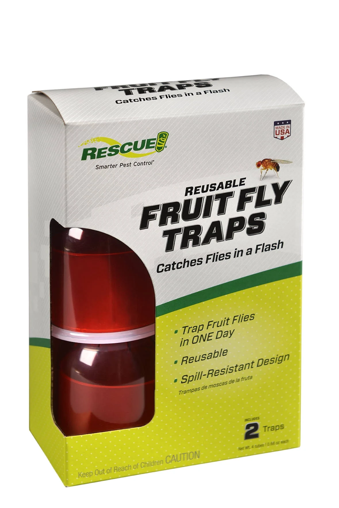 Rescue Fruit Fly Trap 2 Pack