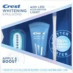 Crest Whitening Emulsions with LED Accelerator Light Leave-On Teeth Whitening Treatment