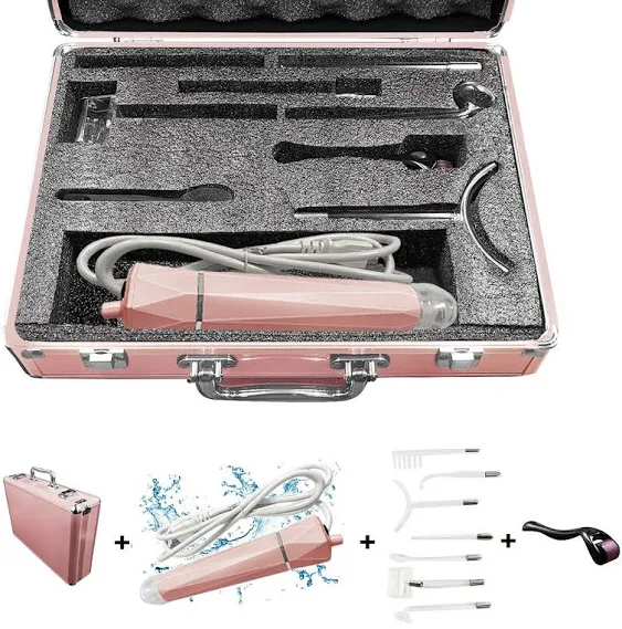 Lift Wand Professional High Frequency Facial Wand Machine Includes 7 Electrodes, and Aluminum Case, Anti Aging Device, Diminish Wrinkles, Scars, Dark Circles, Breakthrough Device for Beauty