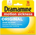 Dramamine Motion Sickness Relief Original