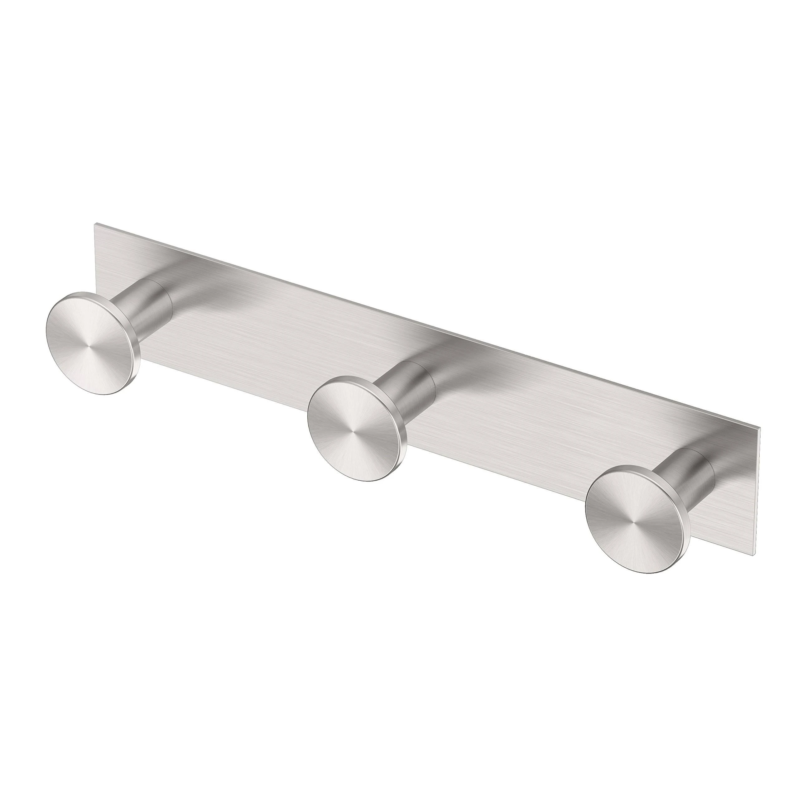 Glam All Modern Decor Triple Robe Hook in Satin Nickel