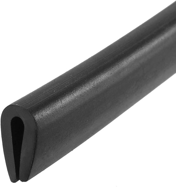 Uxcell Edge Trim U Seal Black PVC Fits 1/16"- 3/32"Edge 20 Feet Length | Harfington