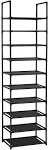 Sturdy 10-Tier Shoe Rack for 20-25 Pairs