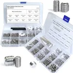 EilxMag 830pcs Metric + Standard SAE Allen Head Socket Hex Grub Sc...