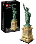 LEGO Architecture Statue of Liberty 21042 Model Building Set - Collectible New York City Souvenir, Creative Home Décor or Office Centerpiece, Great Gift Idea for Adults and Teens