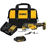 DEWALT 6-Piece Cordless Brushless 20-volt Max 3-speed Oscillating Multi-Tool Kit with Soft Case (1-Battery Included)