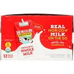 Horizon Organic Whole Shelf-Stable Milk Boxes, 8 Oz., 12 Count