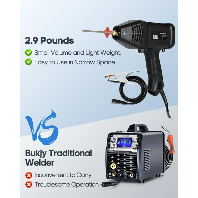 Welding Machine Handheld 110v Portable ARC Welder Hand Held Welder 3000w 200Amp ...