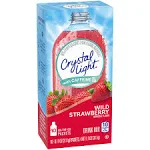 Crystal Light Drink Mix, with Caffeine, Wild Strawberry, On-the-Go Packets - 10 pack, 0.11 oz packets