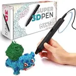 Super 3D Pen, 1.75Mm ABS and PLA Compatible 3D Printing Pen