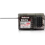 R6FG 6 Channels 2.4Ghz RC Receiver with Gyro, Surface Long Range Control RX for 