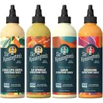  Sir Kensington's Everything Sauce Variety Pack, Chile Lime, Garlic, Gochujang, Curry Masala - Gluten Free, Non- GMO 