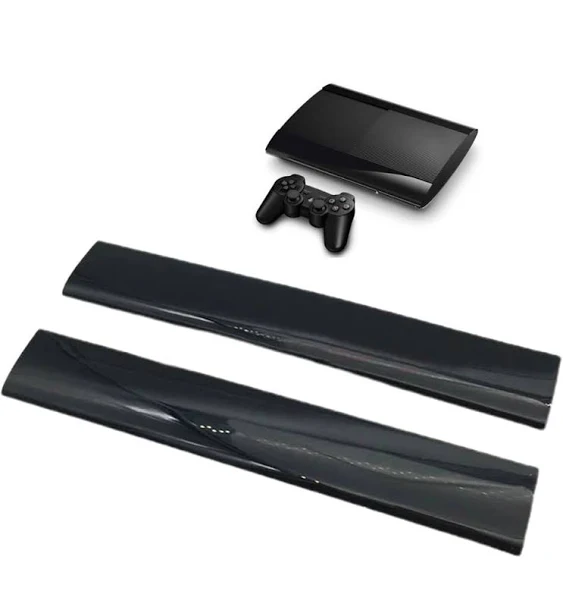 For PS3 SLIM 4000 Console Repair Part Black Cover Shell Front Housing Case Left Right Faceplate Panel