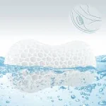 Sunlit Bath Jello Gel Bath Pillows Lumbar Pillow for Bathtub Back Support Pillow