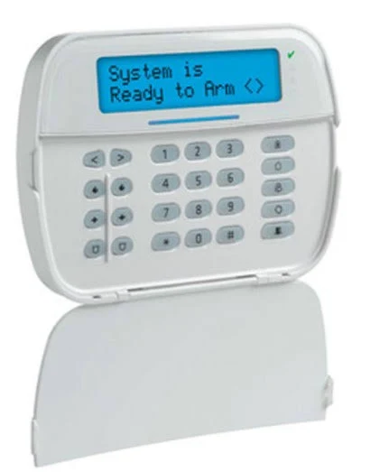 DSC HS2LCDWF9 PowerSeries Neo Wireless Full Message LCD PowerG 2-Way Wire-Free Keypad with Symbol Function Keys