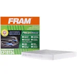 FRAM Fresh Breeze Cabin Air Filter for Car, Easy Install for Select Honda Vehicles (CF10134) with Pack of 4 Arm and Hammer Car Air Freshener Vent Clip 3pk, Black Sea Freshness (AH8203BLS)