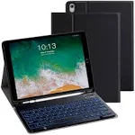 VOWUBO iPad Keyboard Case for Air 3rd Gen 10.5" (2019), iPad Pro 10.5" (2017 ...