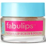 BLISS FABULIPS SUGAR LIP SCRUB POUT POLISHER WITH SUGAR, WALNUT &amp; JOJOBA 0.5 OZ 